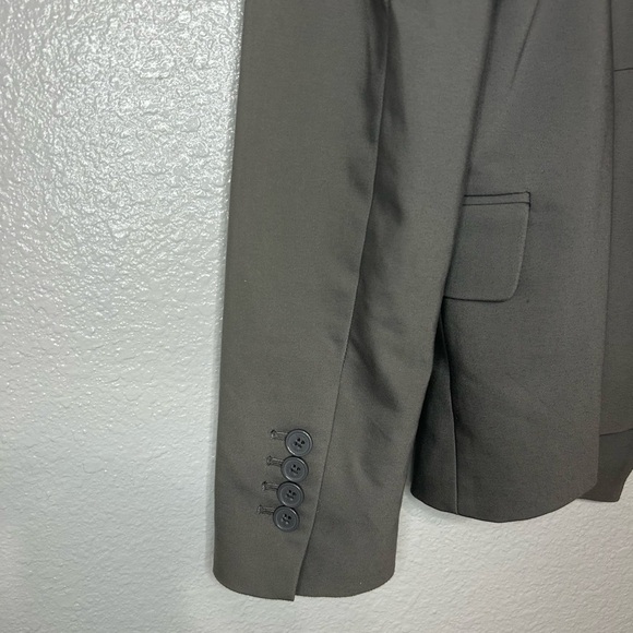 Express Charcoal Gray Double-Breasted Blazer | Size M (6) - Picture 8 of 8